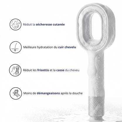 Pommeau de douche filtrant